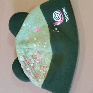 Sakura snail Meomi youth two tone green Mouse ears hat Size M/L